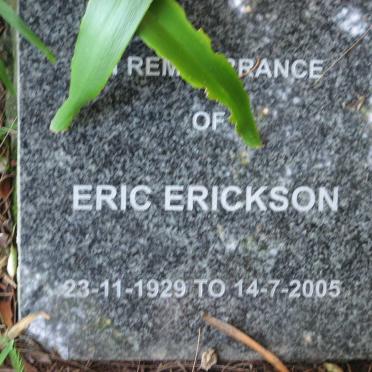 ERICKSON Eric 1929-2005