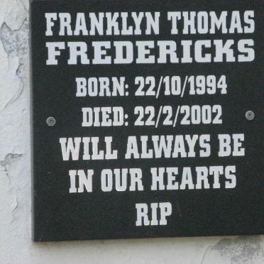 FREDERICKS Franklyn Thomas 1994-2002