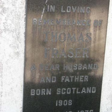 FRASER Thomas 1908-1976