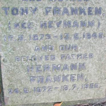 FRANKEN Hermann 1872-1956 &amp; Tony HEYMANN 1879-1946
