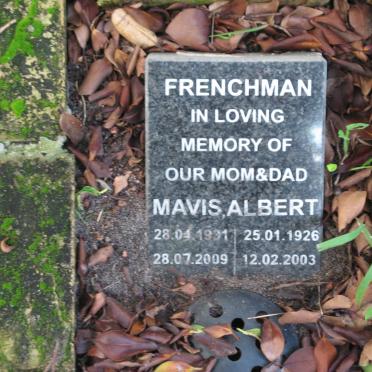 FRENCHMAN Albert 1926-2003 &amp; Mavis 1931-2009