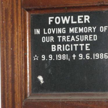 FOWLER Brigitte 1981-1986