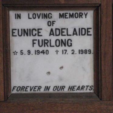 FURLONG Eunice Adelaide 1940-1989
