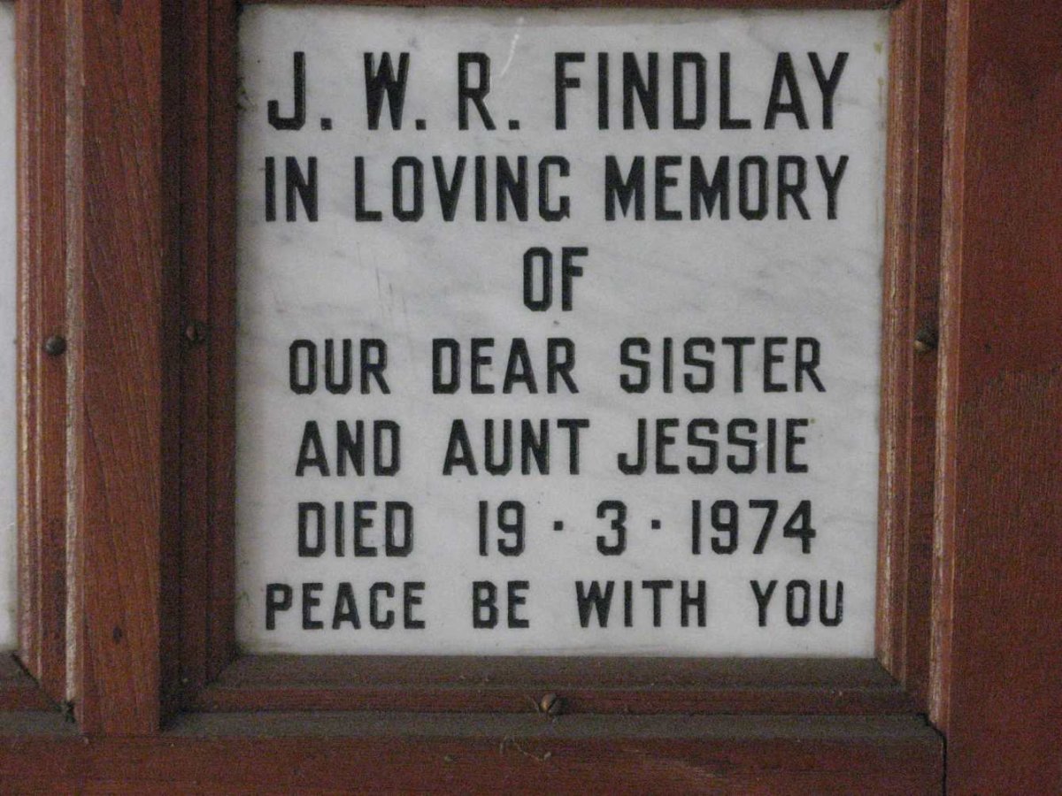 FINDLAY J.W.R. -1974