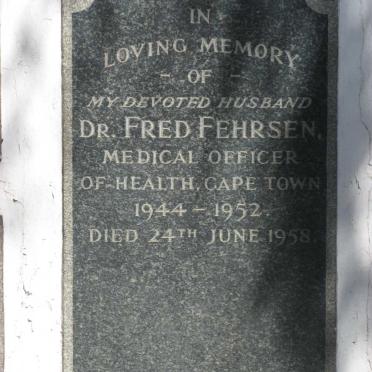 FEHRSEN Fred -1958