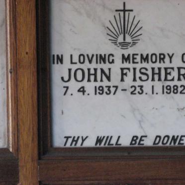 FISHER John 1937-1982