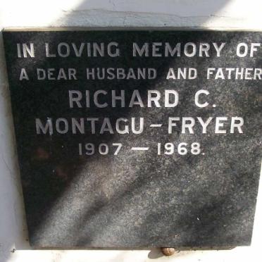 FRYER Richard C., Montagu 1907-1968