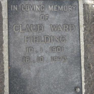 FIELDING Claud Ward 1901-1973