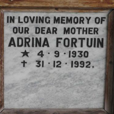 FORTUIN Adrina 1930-1992