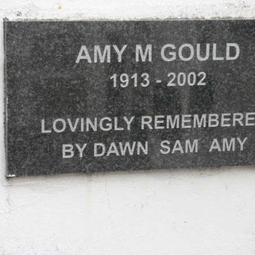 GOULD Amy M. 1913-2002