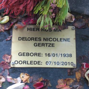GERTZE Delores Nicolene 1938-2010