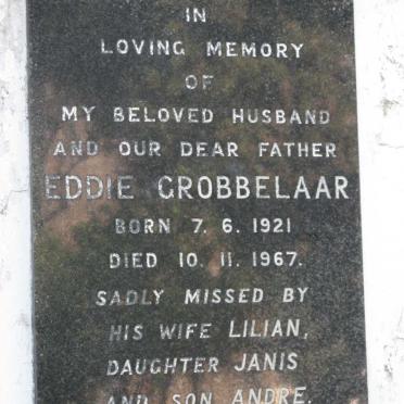 GROBBELAAR Eddie 1921-1967