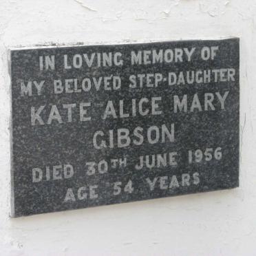 GIBSON Kate Alice Mary -1956