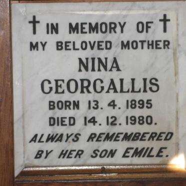 GEORGALLIS Nina 1895-1980