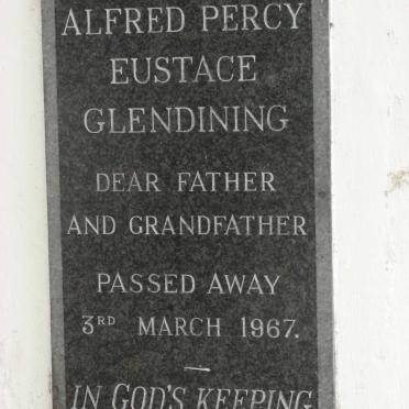GLENDINING Alfred Percy Eustace -1967
