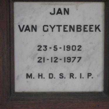 GYTENBEEK Jan, van 1902-1977
