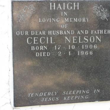 HAIGH Cecil Nelson 1906-1966