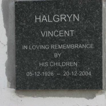 HALGRYN Vincent 1926-2004