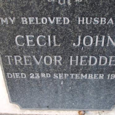 HEDDEN Cecil John Trevor -1957