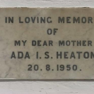 HEATON Ada I.S. -1950