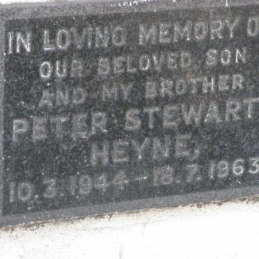 HEYNE Peter Stewart 1944-1963