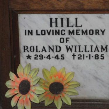 HILL Roland William 1945-1985