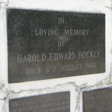 HOCKLY Harold Edward -1966