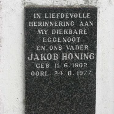 HONING Jakob 1902-1977