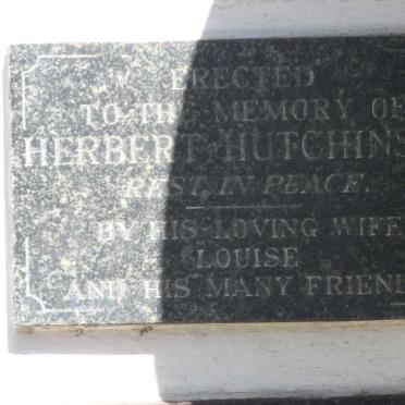HUTCHINSON Herbert