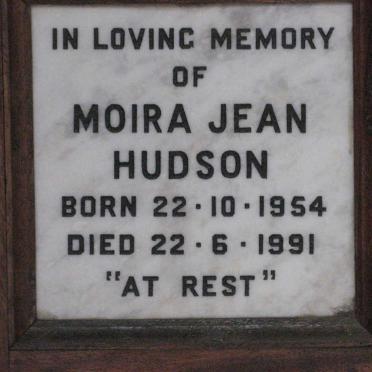HUDSON Moira Jean 1954-1991