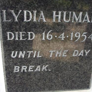 HUMAN Lydia -1954