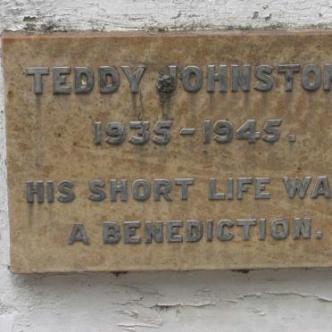 JOHNSTON Teddy 1935-1945
