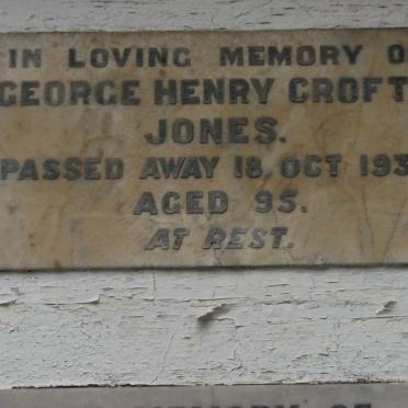JONES George Henry Crofts -1936
