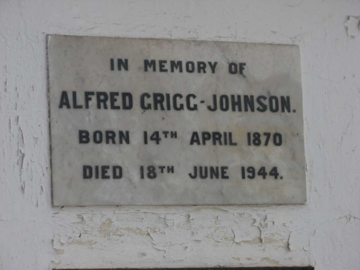 JOHNSON Alfred, GRIGG 1870-1944