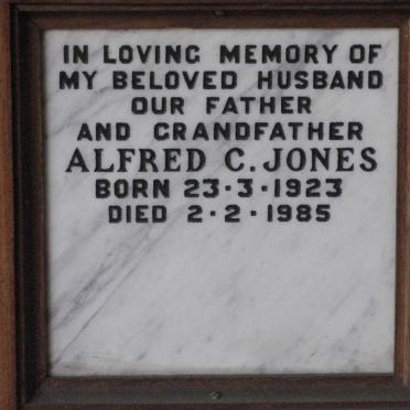 JONES Alfred C. 1923-1985