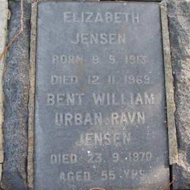 JENSEN Bent William Urban Ravn -1970 &amp; Elizabeth 1913-1969