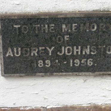 JOHNSTON Audrey 1894-1956