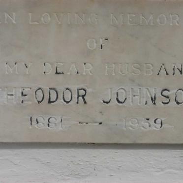 JOHNSON Theodor 1881-1959