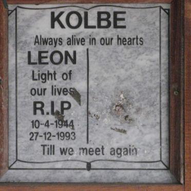 KOLBE Leon 1944-1993