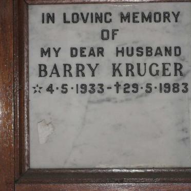 KRUGER Barry 1933-1983