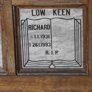 KEEN Richard, LOW 1931-1993