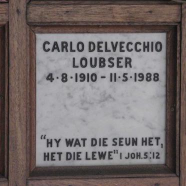 LOUBSER Carlo Delvecchio 1910-1988