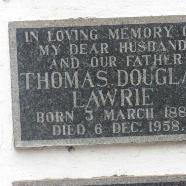 LAWRIE Thomas Douglas 1887-1958