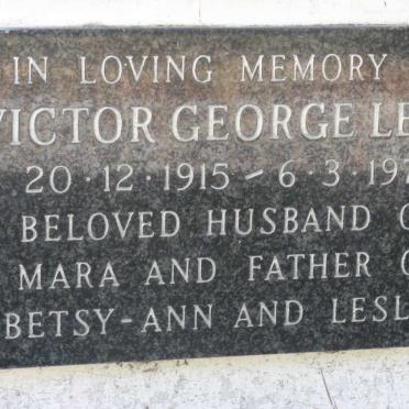 LERM Victor George 1915-1976