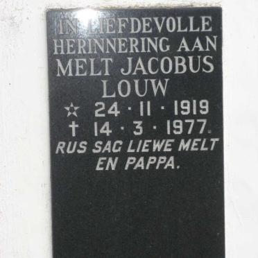 LOUW Melt Jacobus 1919-1977