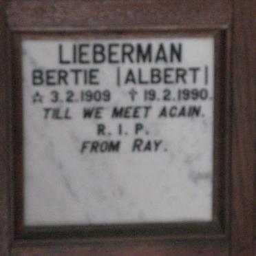 LIEBERMAN Albert 1909-1990