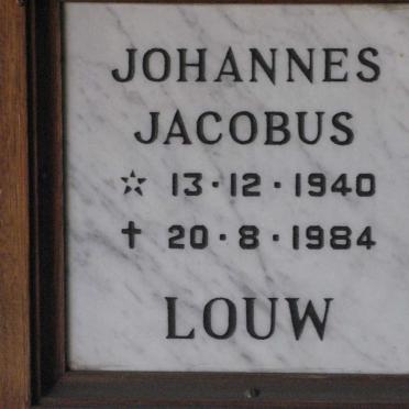 LOUW Johannes Jacobus 1940-1984
