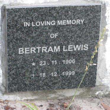 LEWIS Bertram 1906-1999