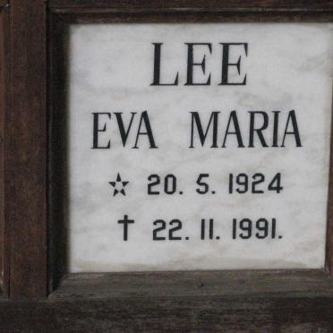 LEE Eva Maria 1924-1991