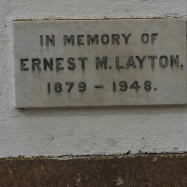 LAYTON Ernest M. 1879-1948